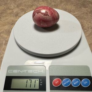 Vintage Rhodochrosite Egg weighing 141 grams